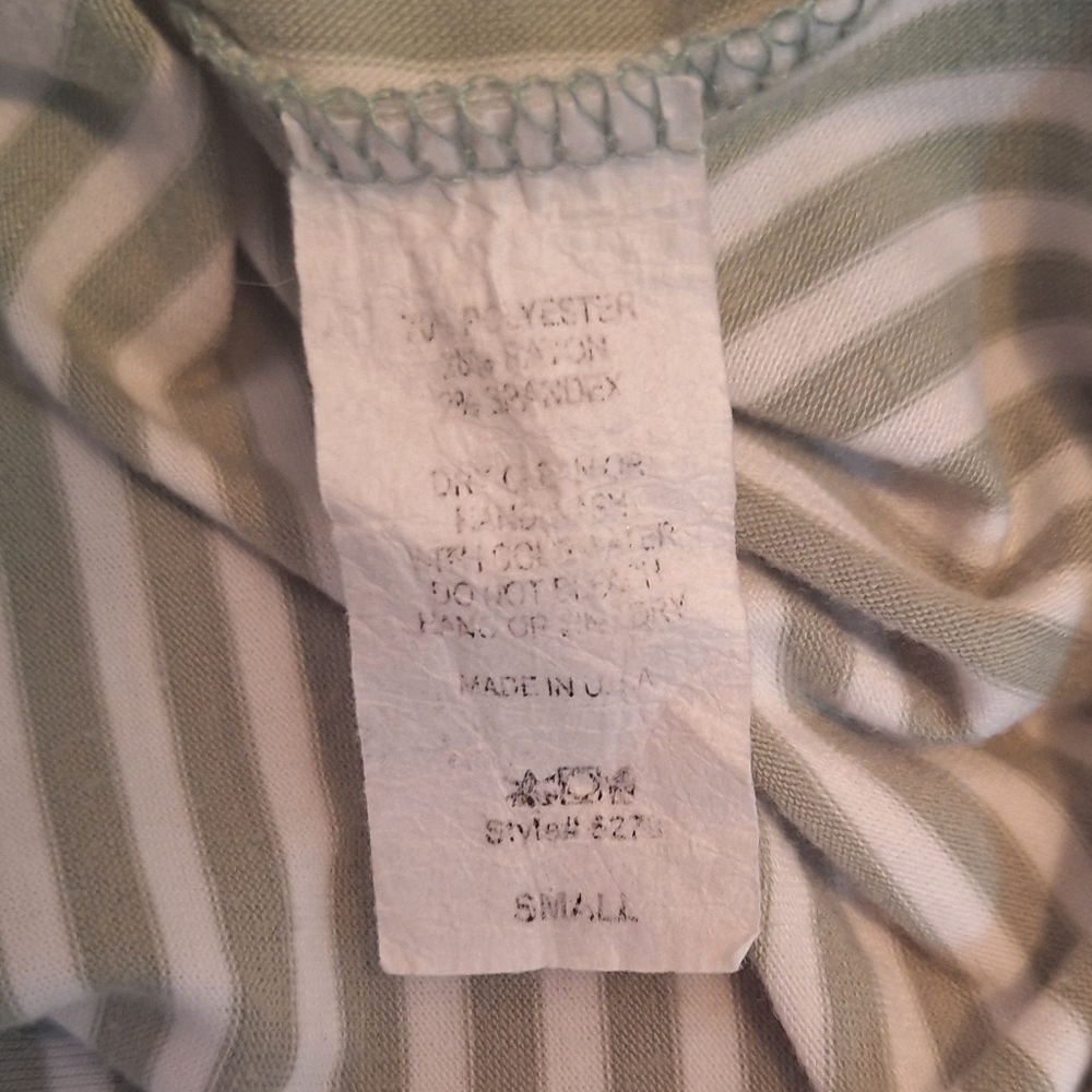 Entro Striped Babydoll Mini Dress Sz Small *X - Picture 5 of 5